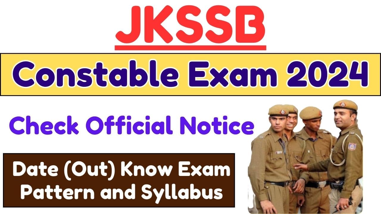 JKSSB Police Constable Exam 2024