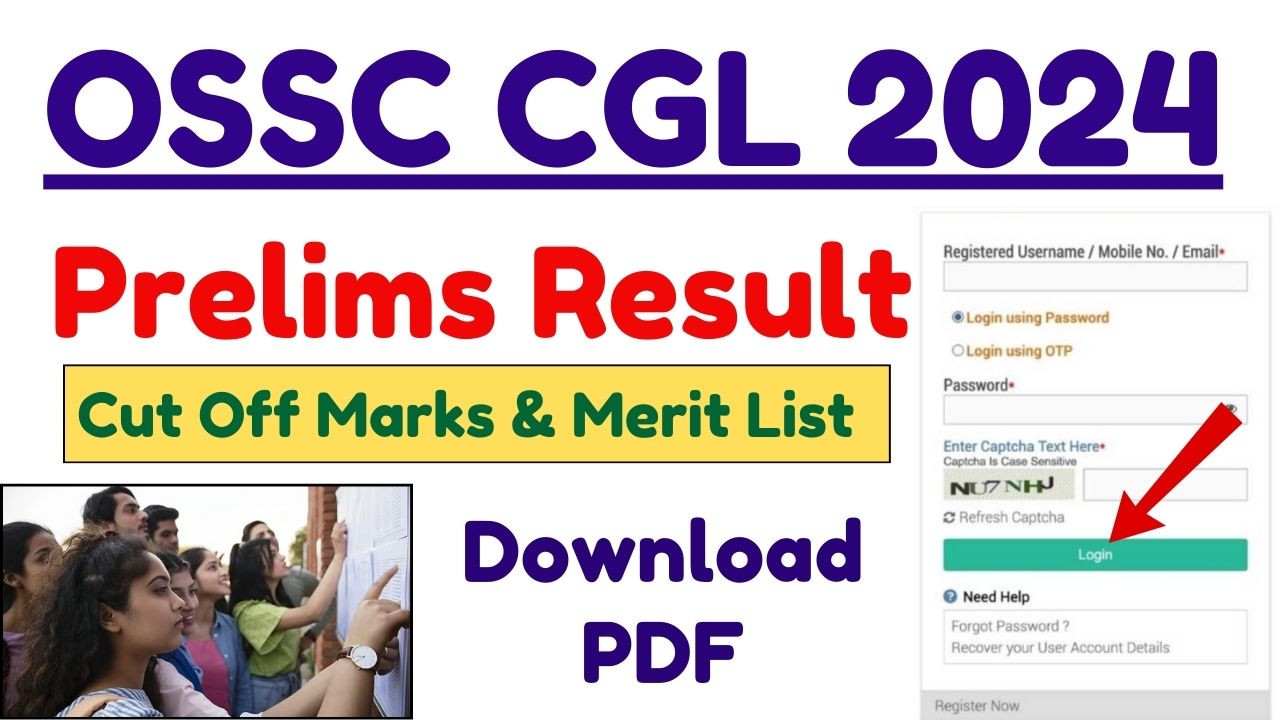 OSSC CGL Result 2024