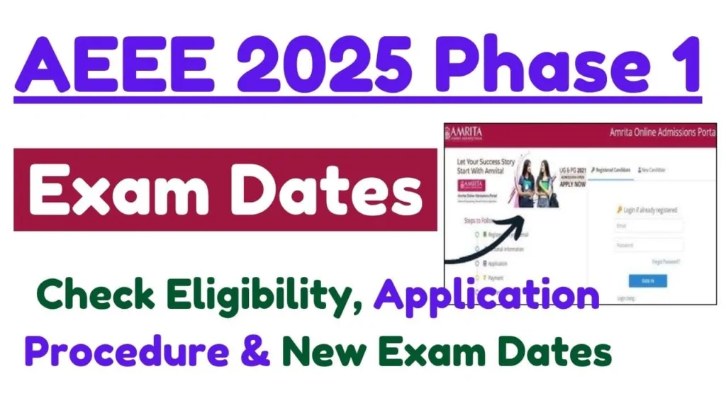 AEEE 2025 Phase 1